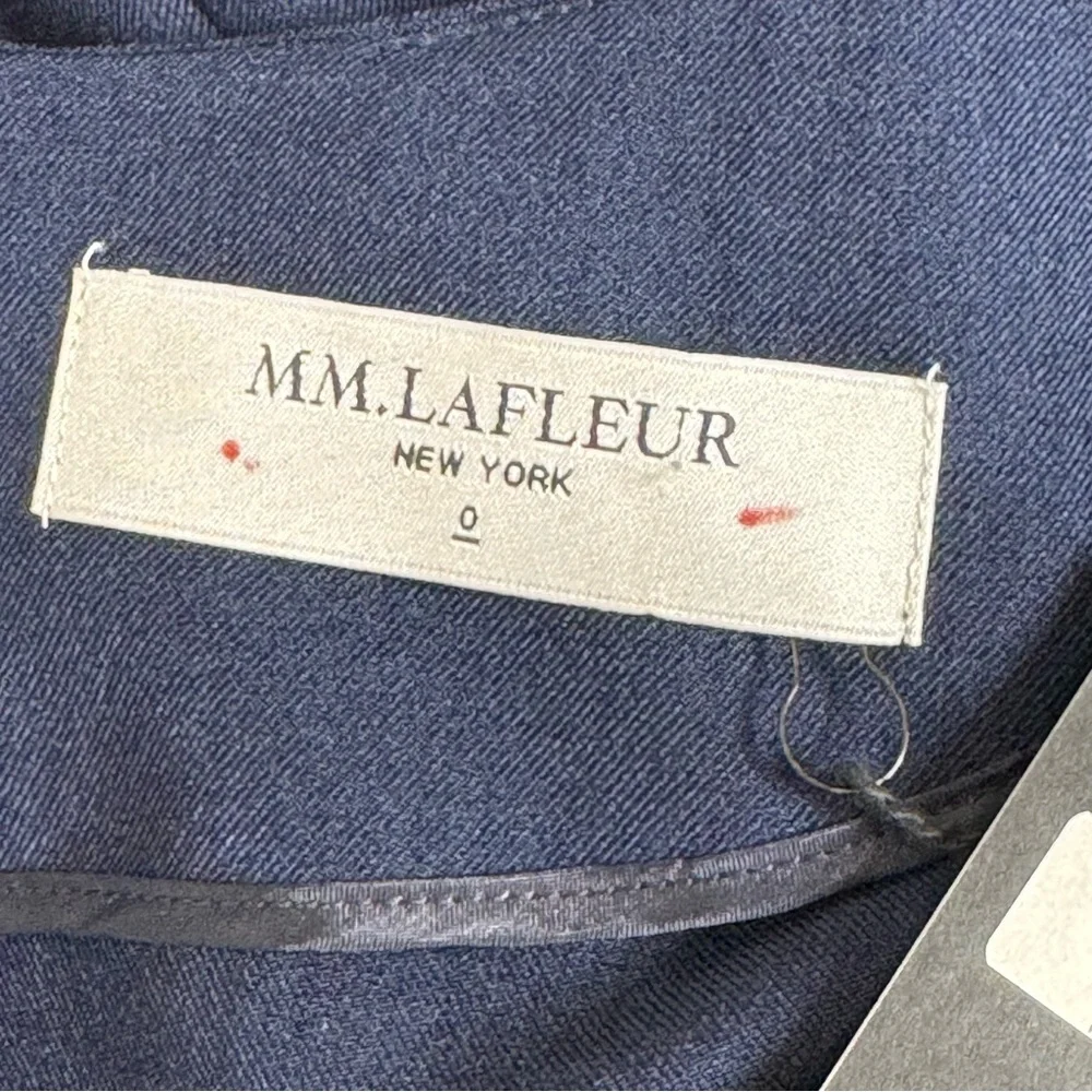 NWT MM LaFleur The Emily Dress - WonderTex in Galaxy Blue Sz 0 - Picture 7 of 16